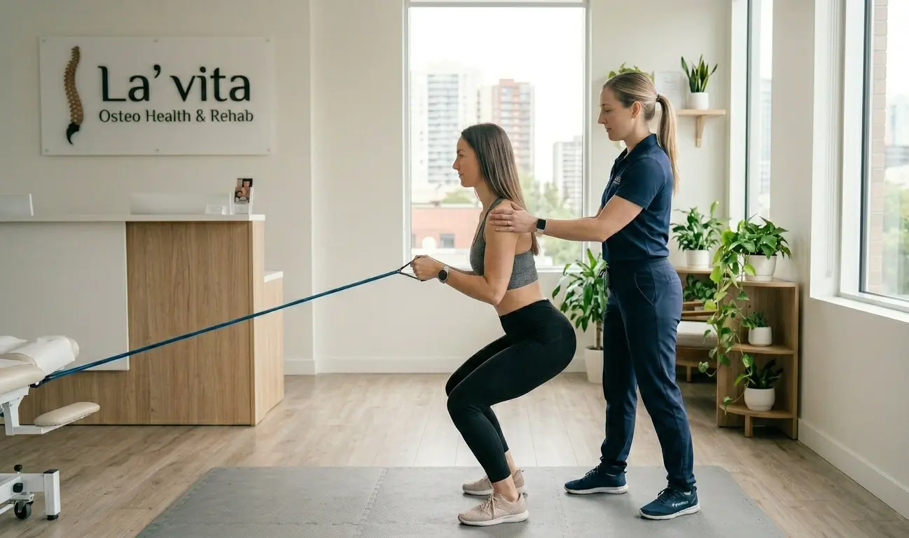 Active rehabilitation session in Calgary for chronic pain