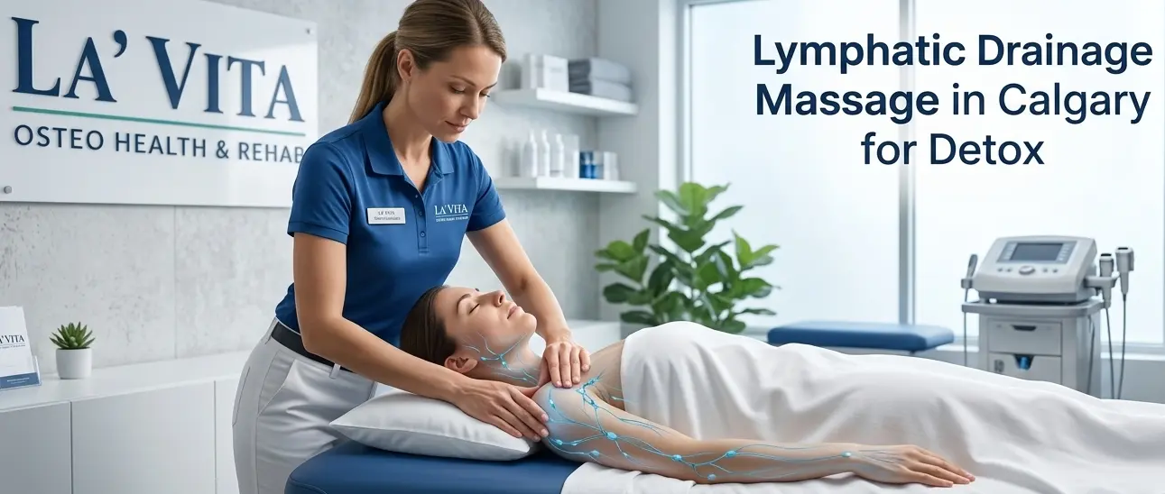 Lymphatic Drainage Massage therapy session in Calgary supporting circulation, detox, recovery, and wellness.